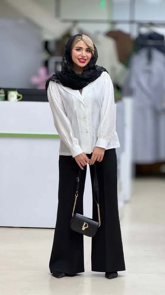 شومیز ساتن عروسکی